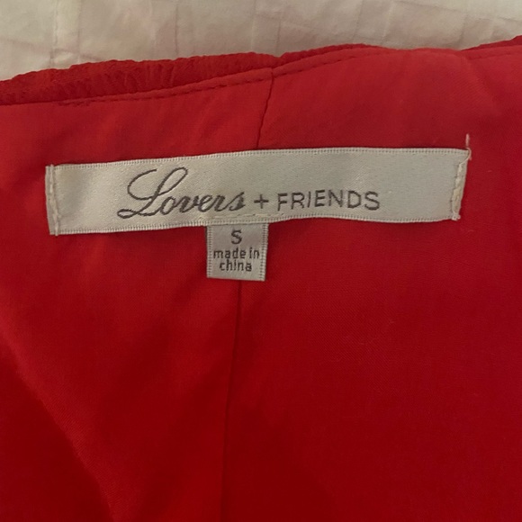 Lovers + Friends Amy Mini Dress - Red Ruched Mini - Picture 3 of 7